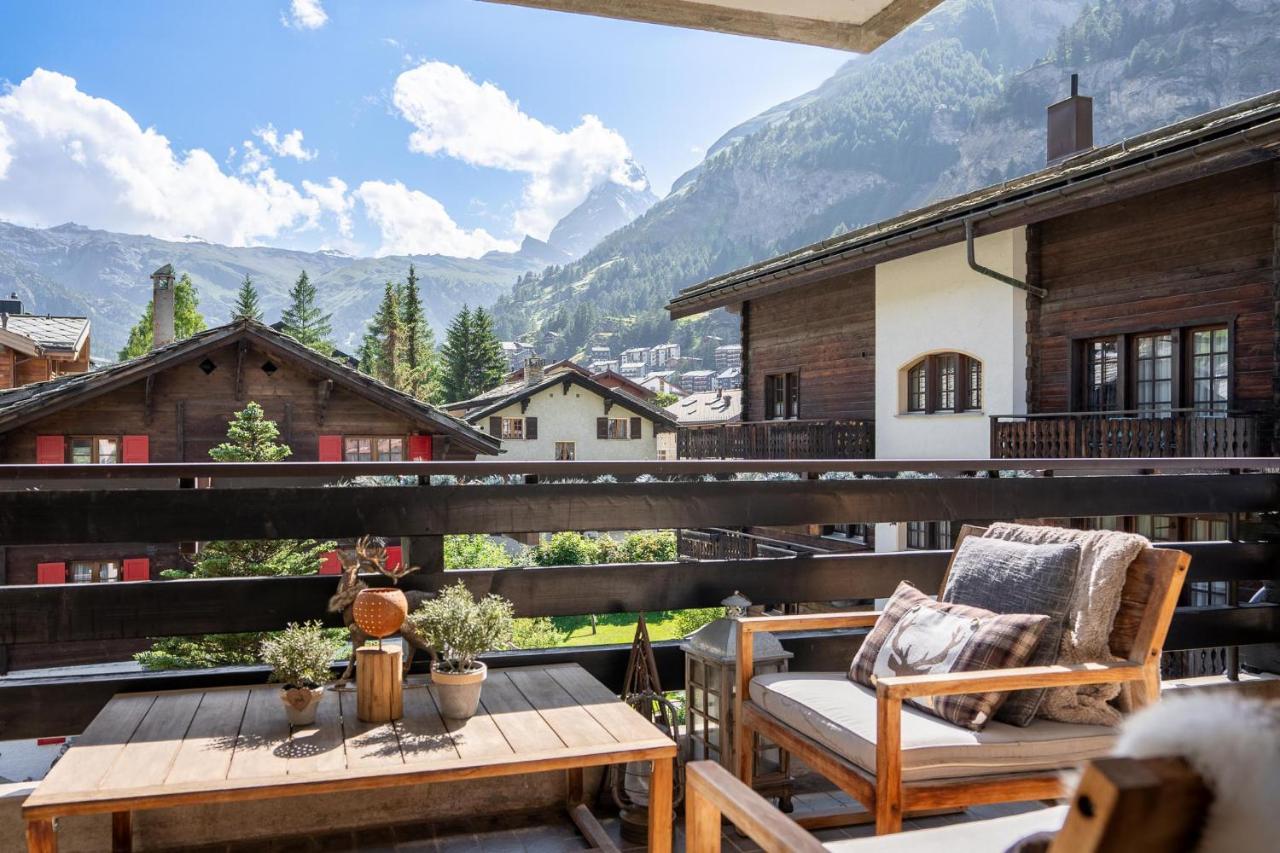 Stylish Home With Matterhorn View In The Center Zermatt Ngoại thất bức ảnh